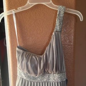 Gray/Silver Prom/Evening Gown